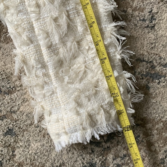 H&M Texture-weave Jacket cream Size S pocket - Picture 10 of 16